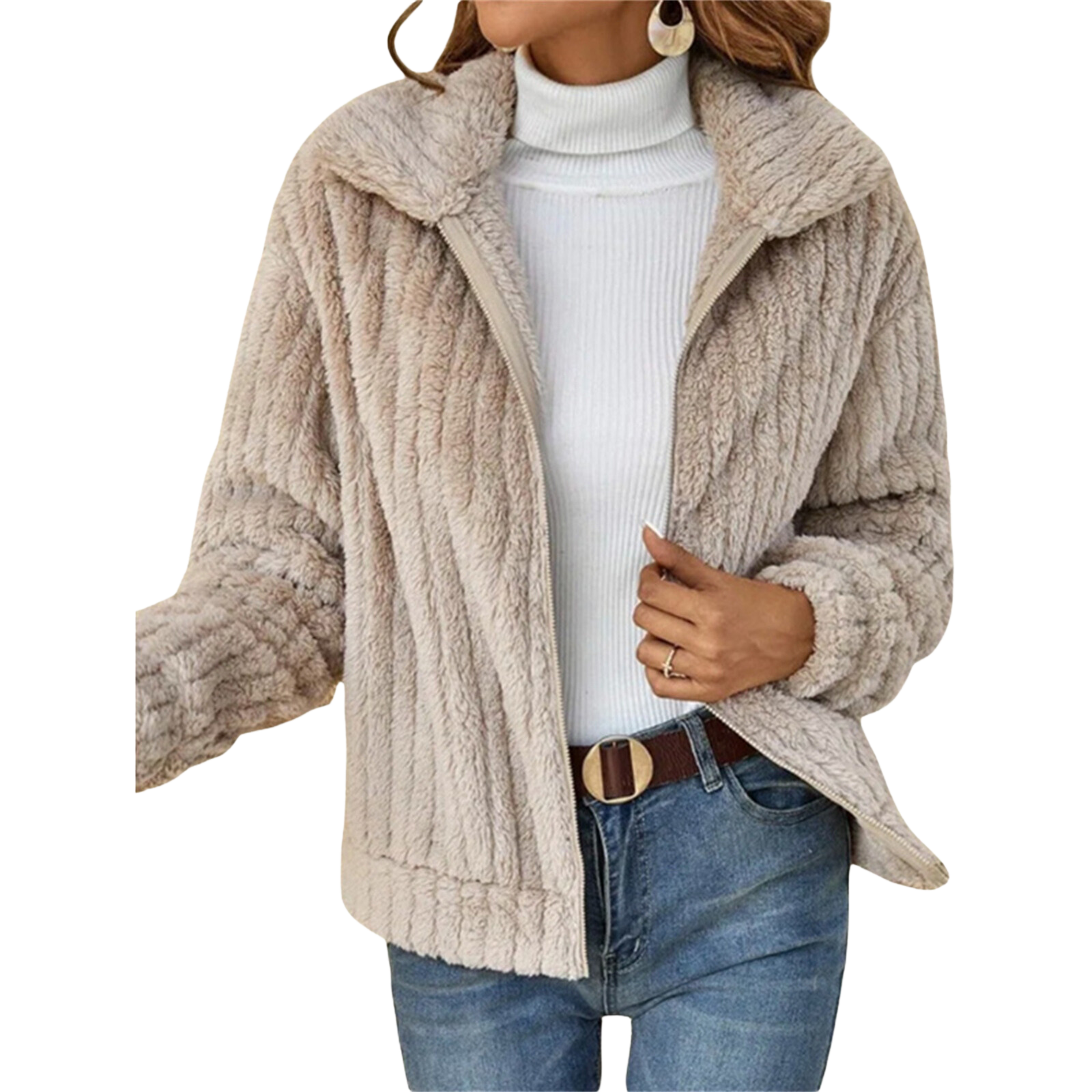 Isabella™ Kényelmes Téli Fleece Dzseki