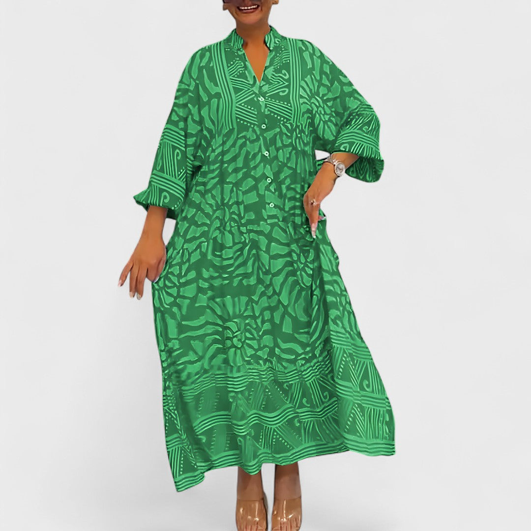 Ava – Művészi mintás ruha