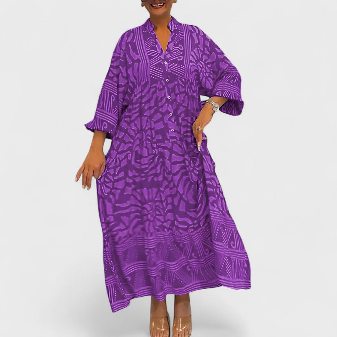 Ava – Művészi mintás ruha