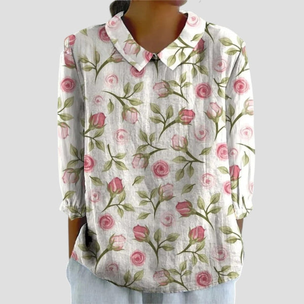 LIANA | VIRÁGOS BLÚZ