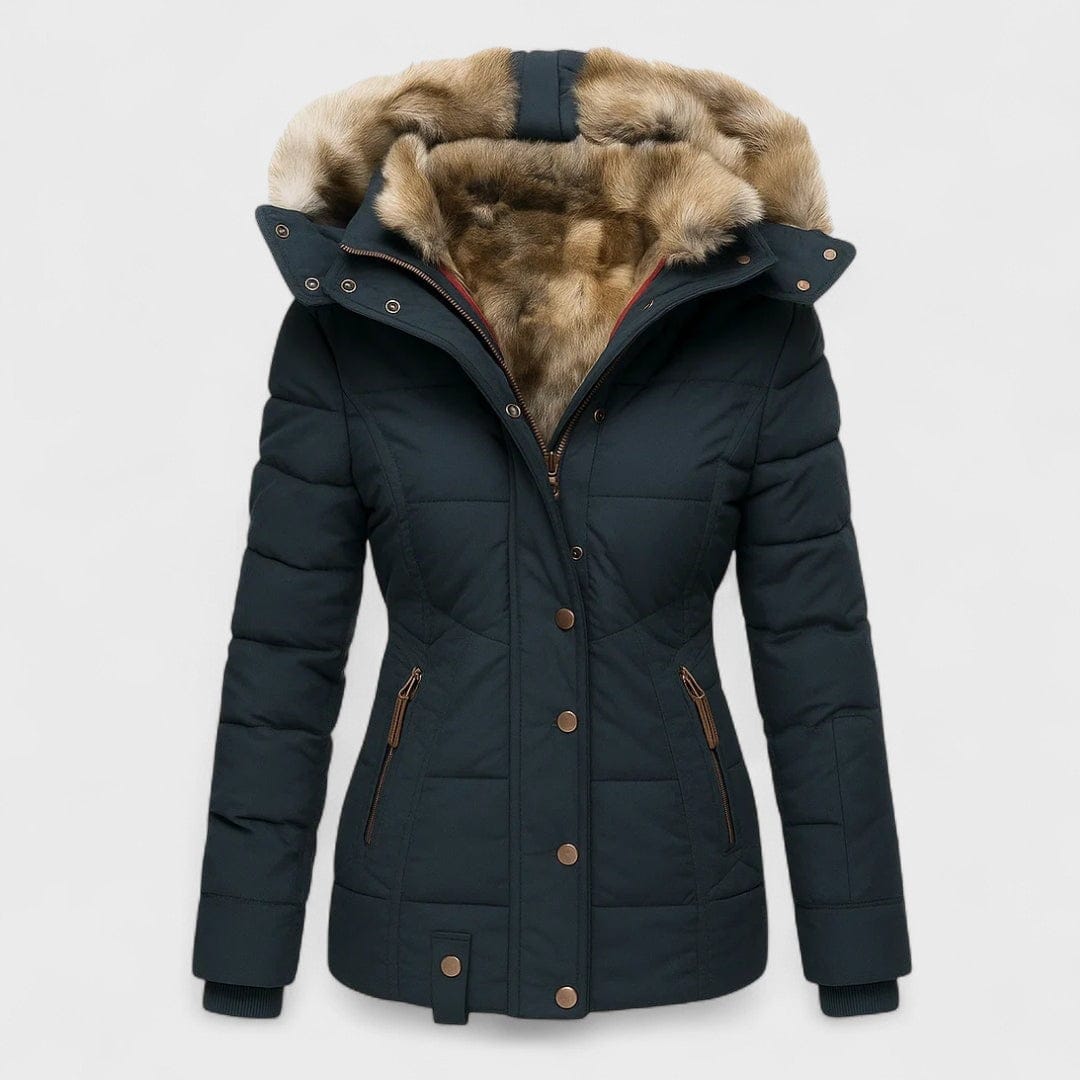 Marlene - Téli kabát prémes töltettel