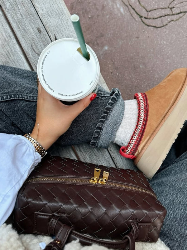 Juliette | Woven Strutturata Lucida Táska