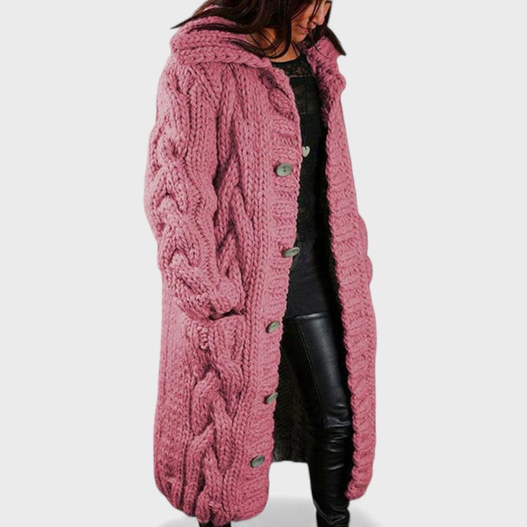 Karina - Elegáns és kényelmes kabát hasvédővel