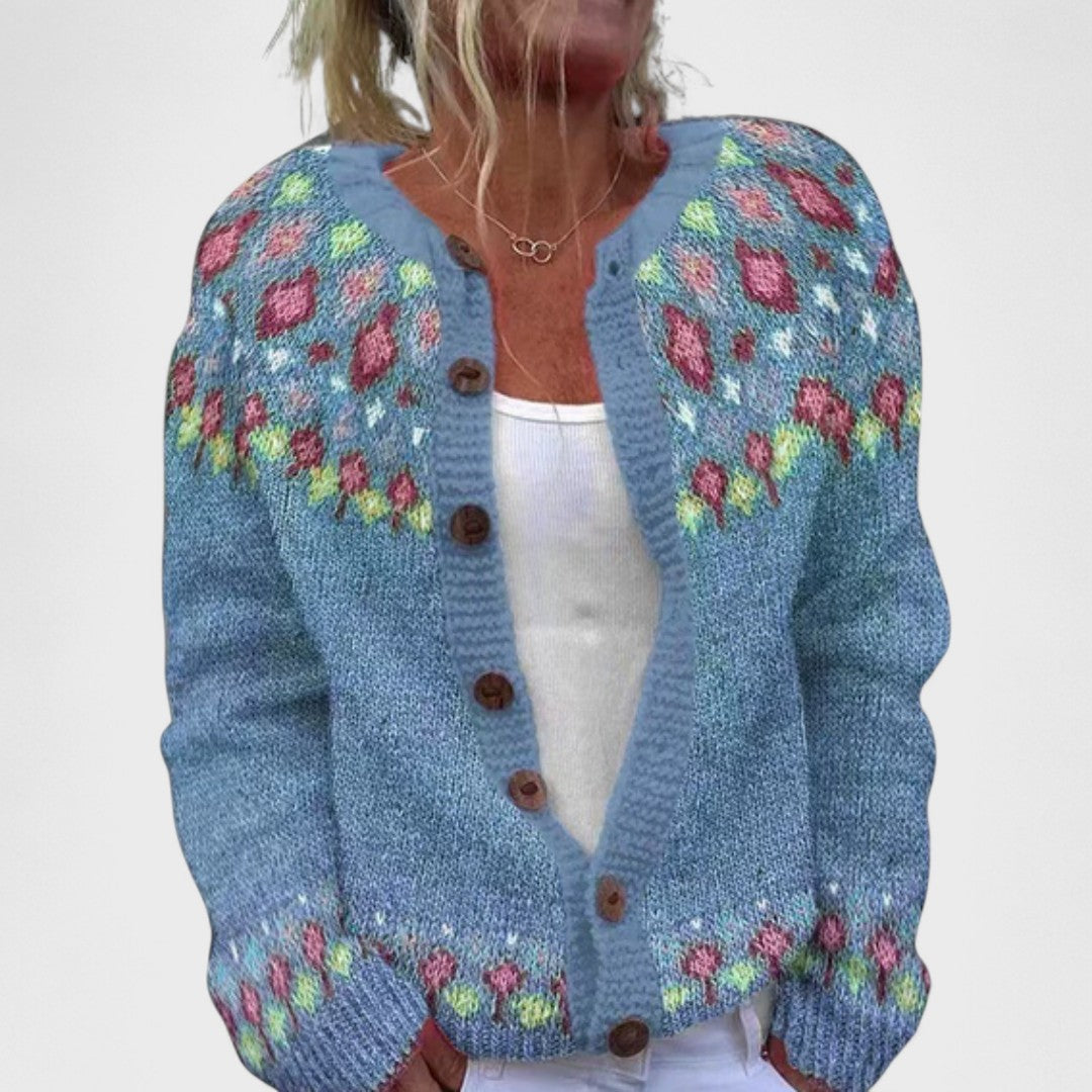 Lianne - Kardigán elegáns mintával