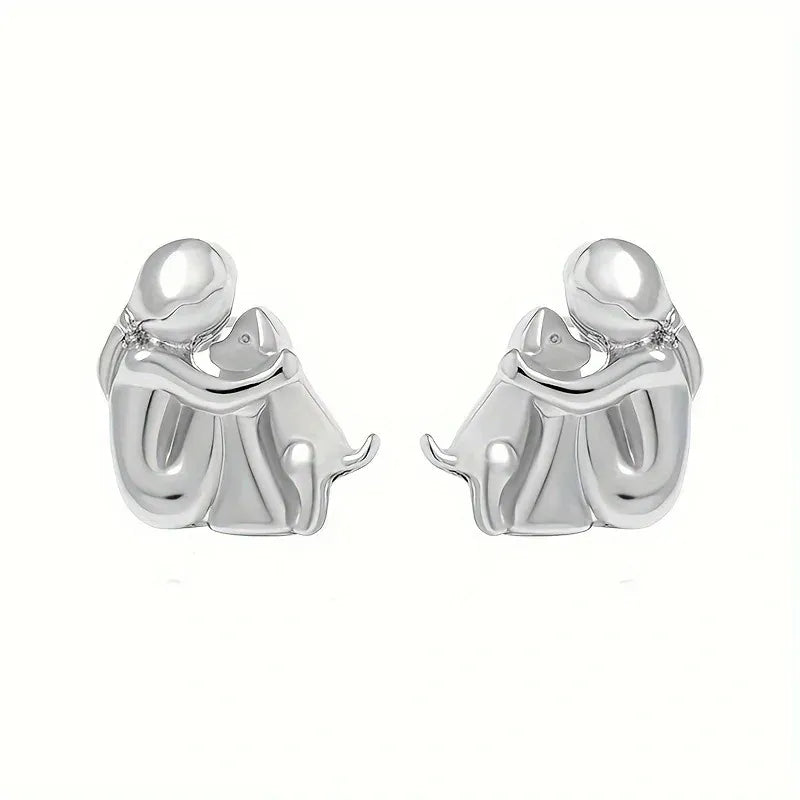 Elisa - Kutyás ikonával díszített fülbevalók