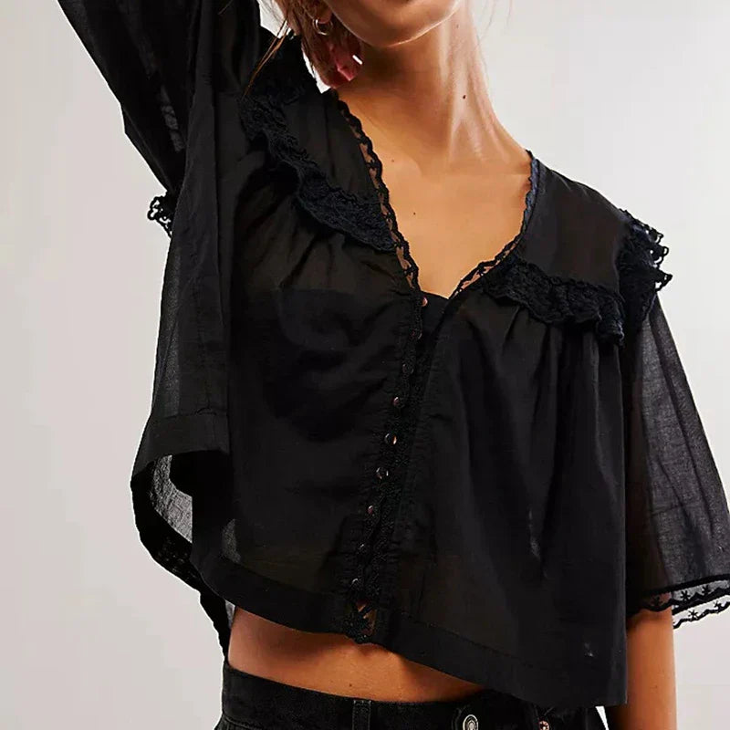 Marais Ruffle Blúz