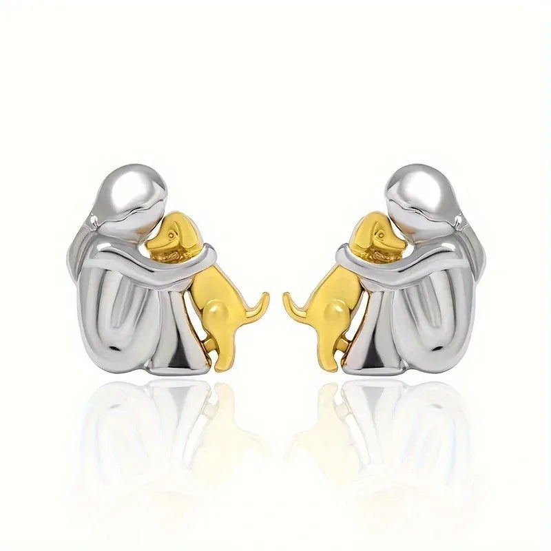 Elisa - Kutyás ikonával díszített fülbevalók