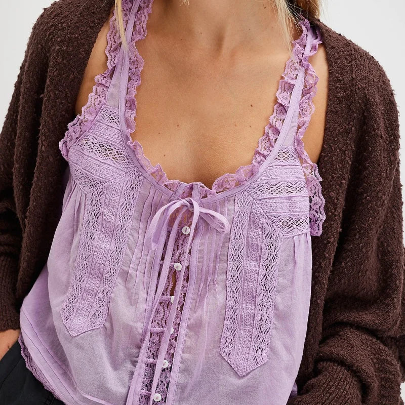 Fiorella Csipkés Top