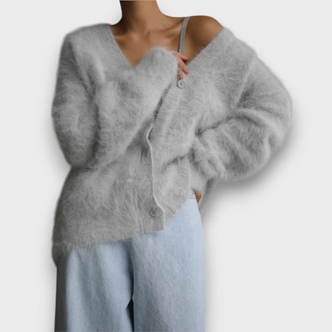 Laria – Puha Kardigán Klasszikus Szabásban