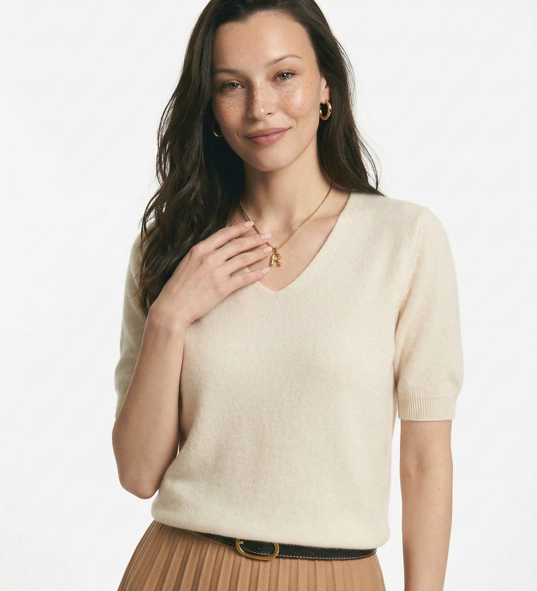 Elysian V-nyakú Kötött Top