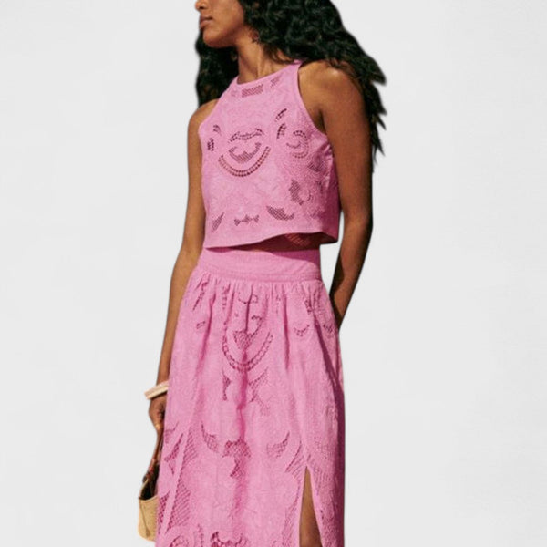 Olympe - A nyitott csipkéből készült szett