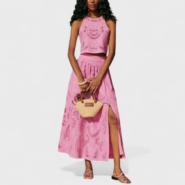 Olympe - A nyitott csipkéből készült szett