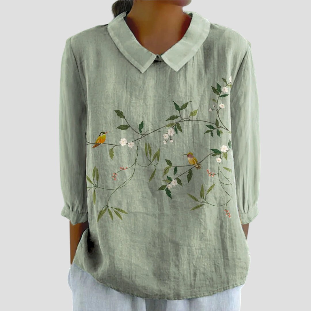 LIANA | VIRÁGOS BLÚZ